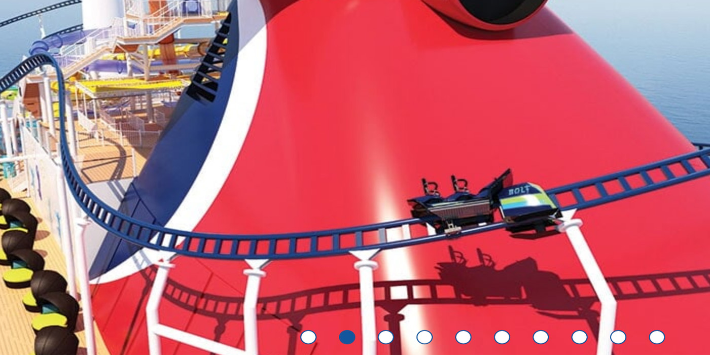 Carnival Cruise Mardi Gras Roller Coaster - Cruise Gallery